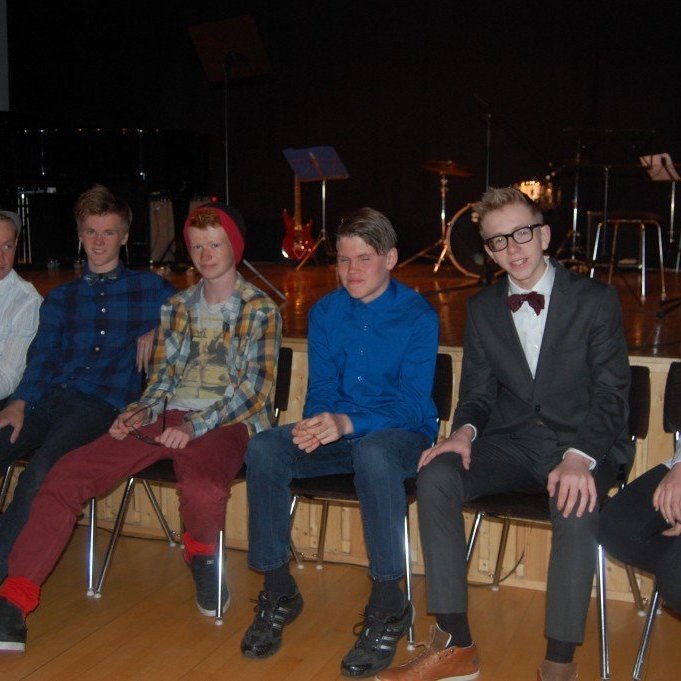 f.v. Skarphéðinn, Guðmundur Elí, Johannes Andrew, Heimir Sindir og Reynir Freyr.