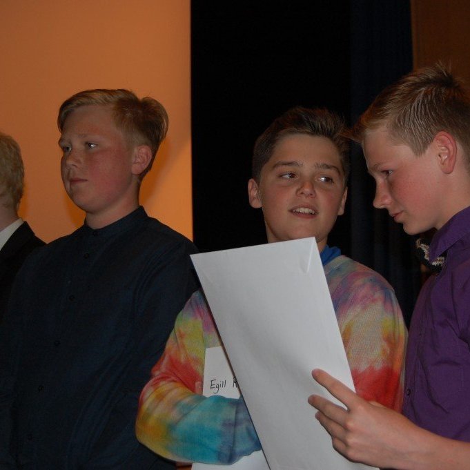 f.v. Jón Örn, Ólafur, Egill og James.