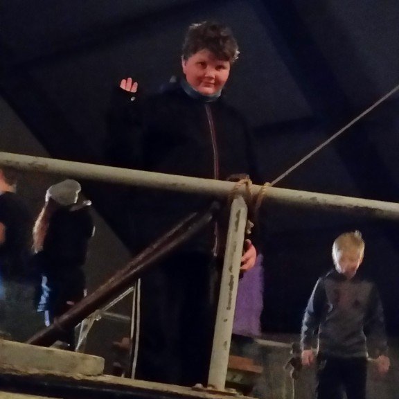 Tryggvi á Síldarminjasafninu.