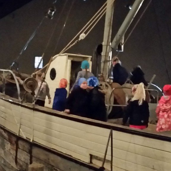 Á Síldarminjasafninu á Siglufirði.