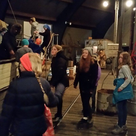 Á Síldarminjasafninu á Siglufirði.