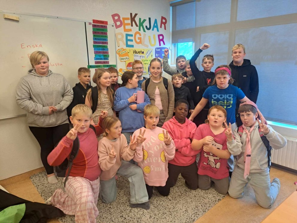 Bleiki dagurinn var haldinn 23. október