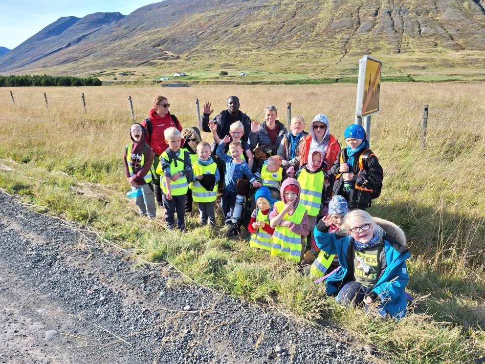 Gönguferð á Hólum