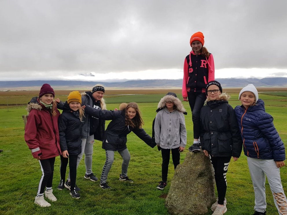 Vel heppnuð gistiferð hjá 4.-7.bekk