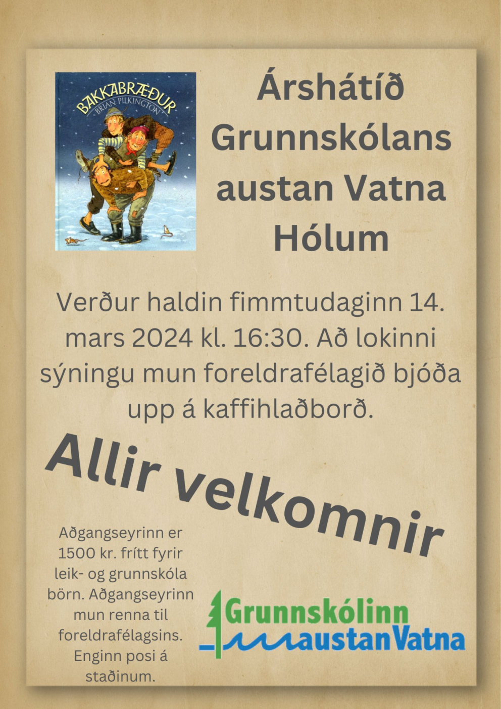 Árshátíð GaV á Hólum - Bakkabræður