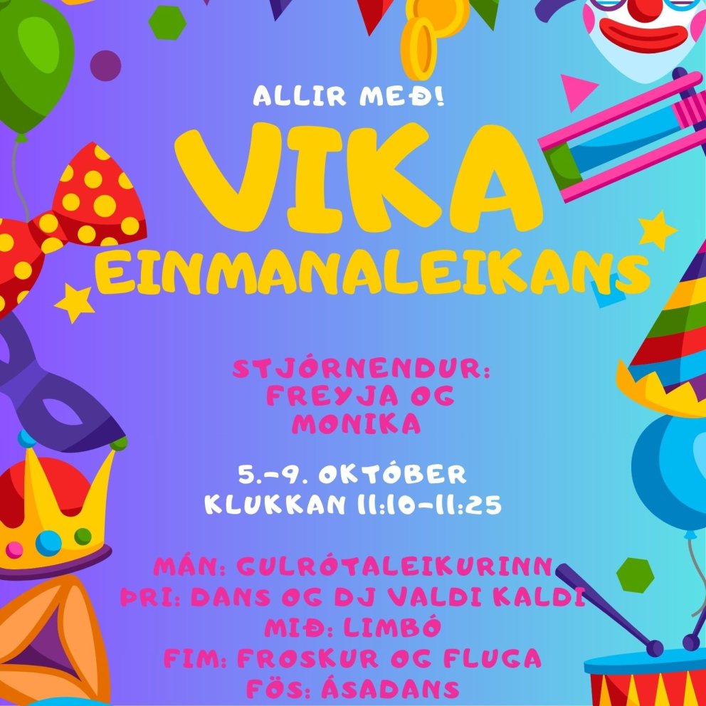 Vika einmanaleikans 5-9. október
