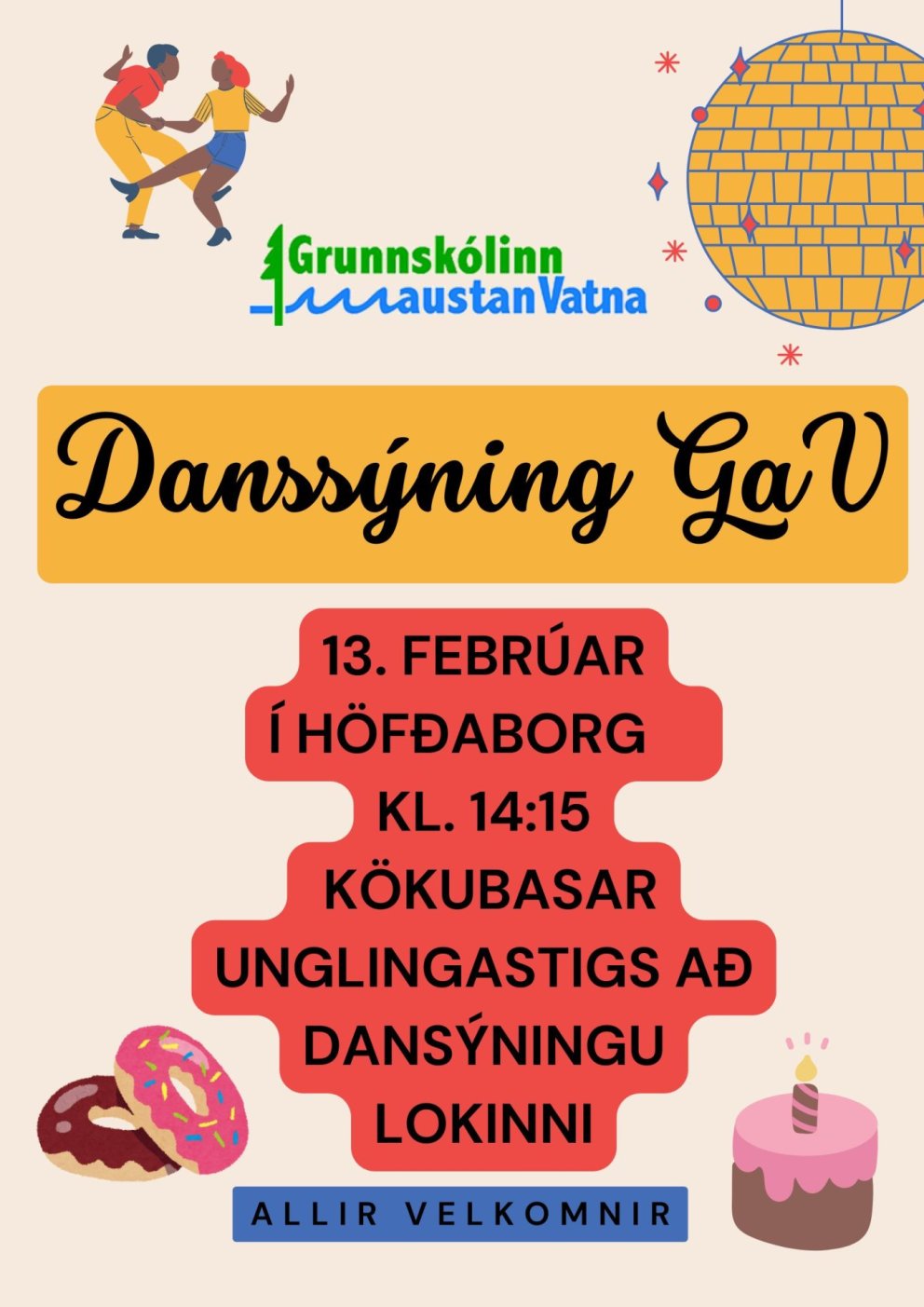 Danssýning Grunnskólans austan Vatna