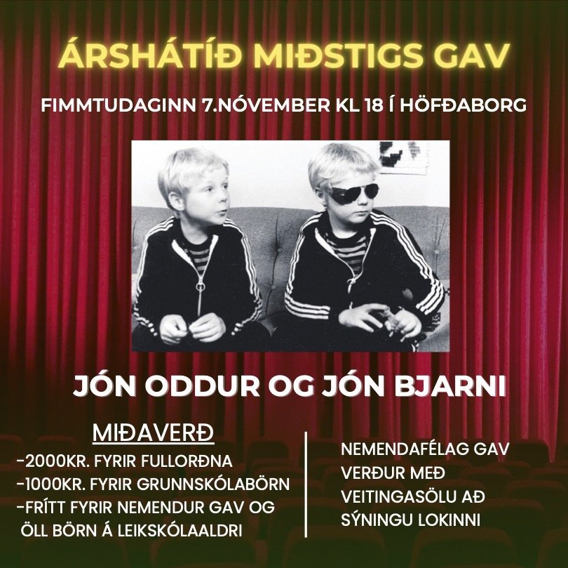 Árshátíð miðstigs Grunnskólans austan Vatna