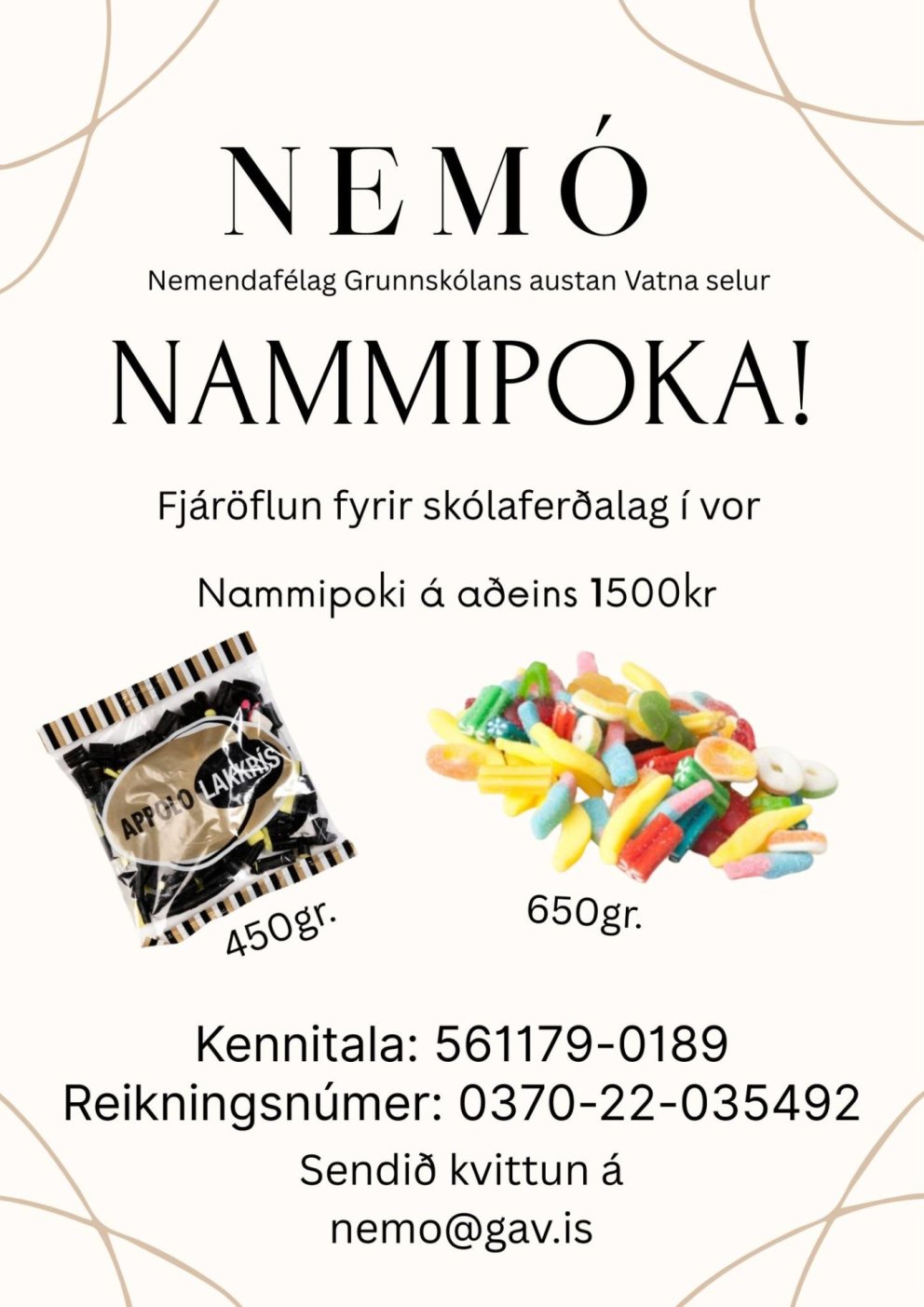 Nóg um að vera hjá nemendafélaginu, fjáraflanir og fjör