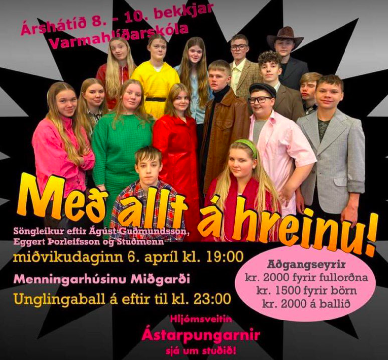 Leiksýningin Með allt á hreinu í Varmahlíð