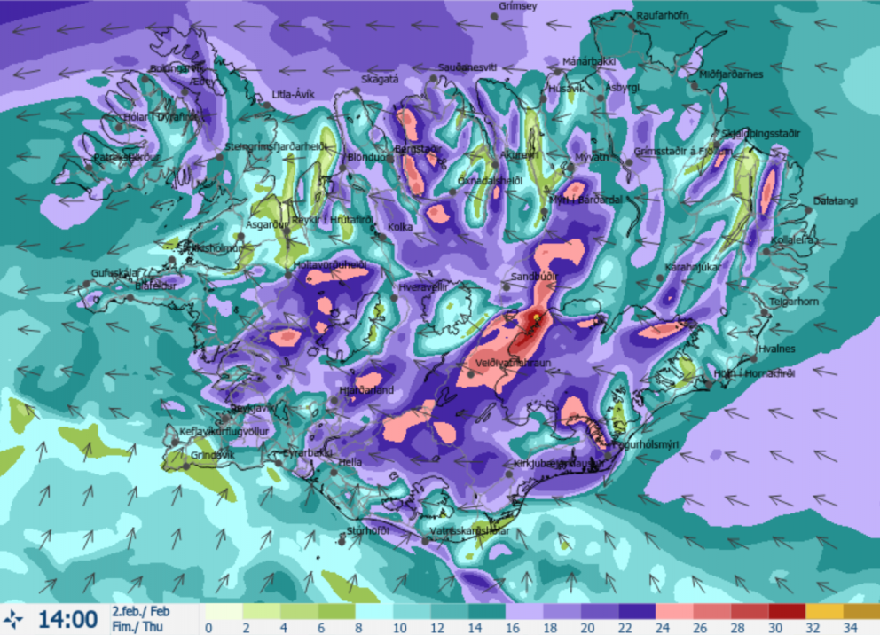 Skólahald fellur niður eftir hádegi í dag