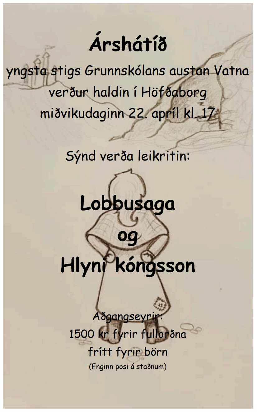 Árshátíð yngsta stigs (1.-4. bekkjar)