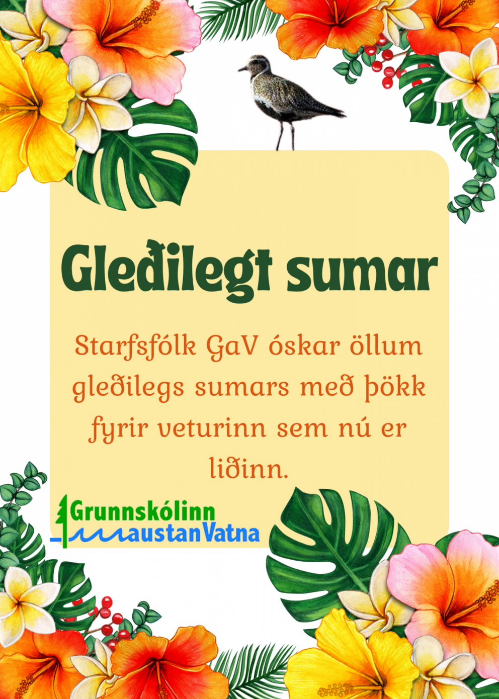 Gleðilegt sumar
