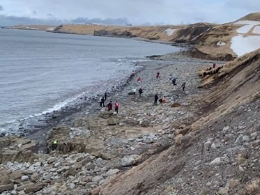 Tásubað hjá unglingunum