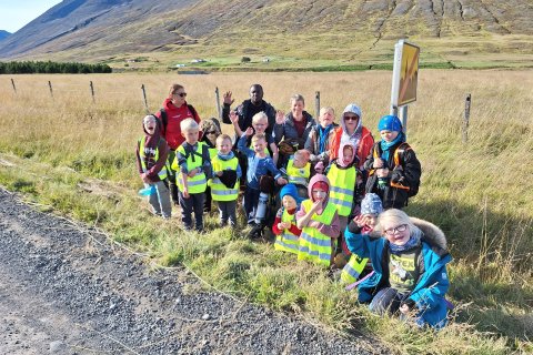 Gönguferð á Hólum