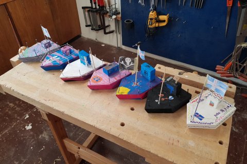 Skemmtileg verkefni í smíðum á yngsta stigi