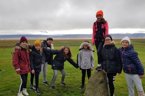 Vel heppnuð gistiferð hjá 4.-7.bekk