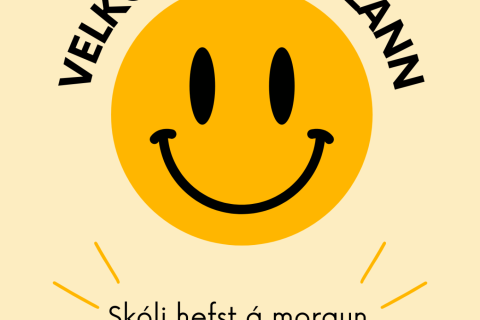 Skóli hefst á morgun kl. 10:10