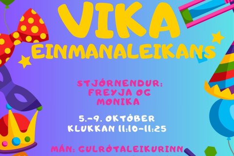 Vika einmanaleikans 5-9. október