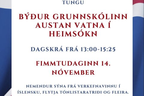 Opinn dagur í GaV - Dagur íslenskrar tungu haldinn hátíðlegur