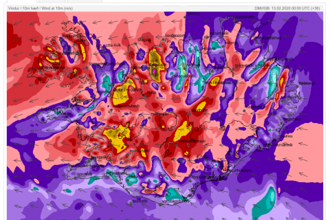 Öllu skólahaldi aflýst í Skagafirði og annars staðar á Norðurlandi vestra föstudaginn 14. febrúar
