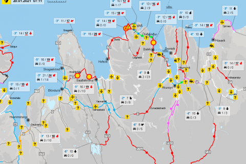 Skólaakstur úr Fljótum fellur niður