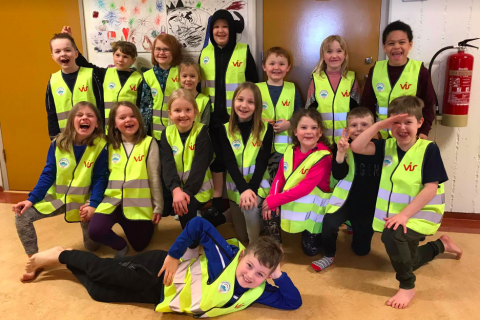 Endurskinsvesti að gjöf