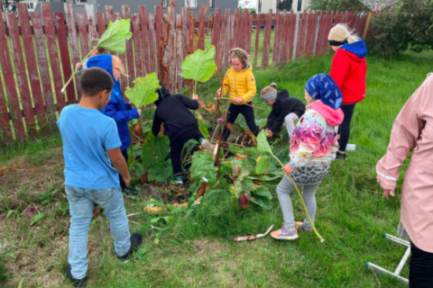 Frá yngsta stigi á Hofsósi
