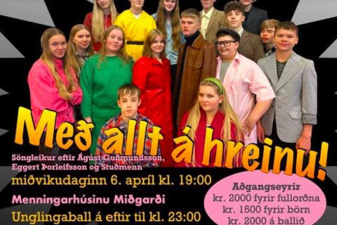 Leiksýningin Með allt á hreinu í Varmahlíð