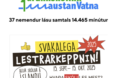 Svakalega lestrarkeppnin 2025