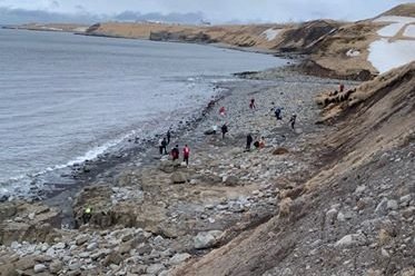 Tásubað hjá unglingunum