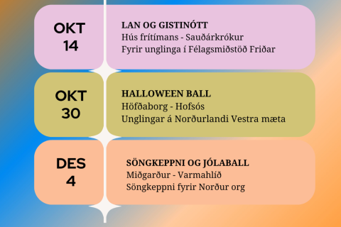 Viðburðir Friðar okt- des